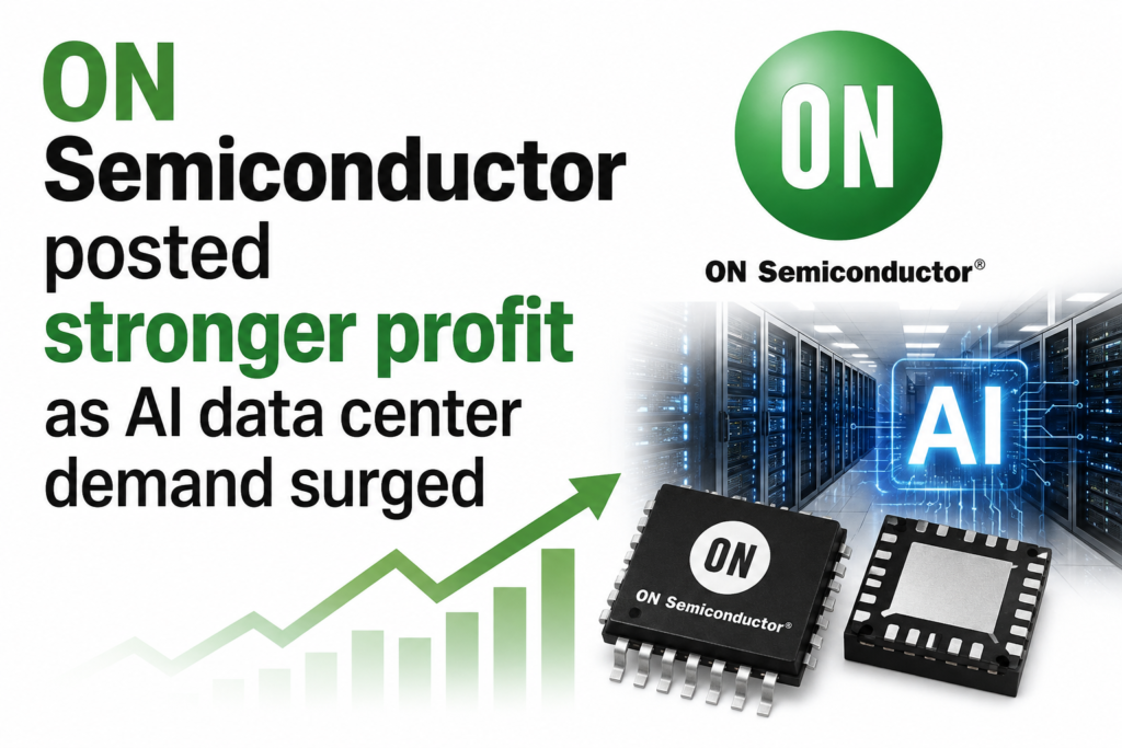 ON Semiconductor Posted Stronger Profit as AI Data Center Demand Surged