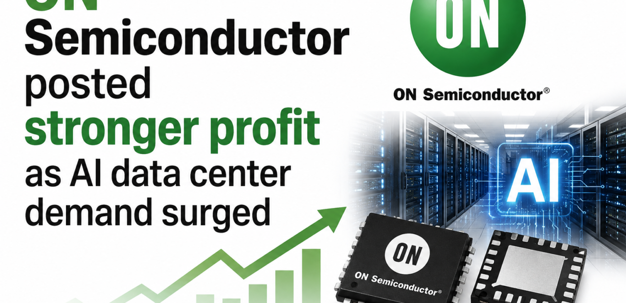 ON Semiconductor Posted Stronger Profit as AI Data Center Demand Surged