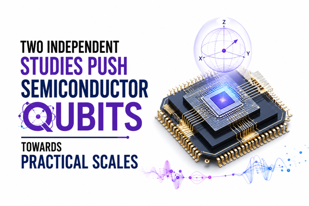 Two Independent Studies Push Semiconductor Qubits Towards Practical Scales