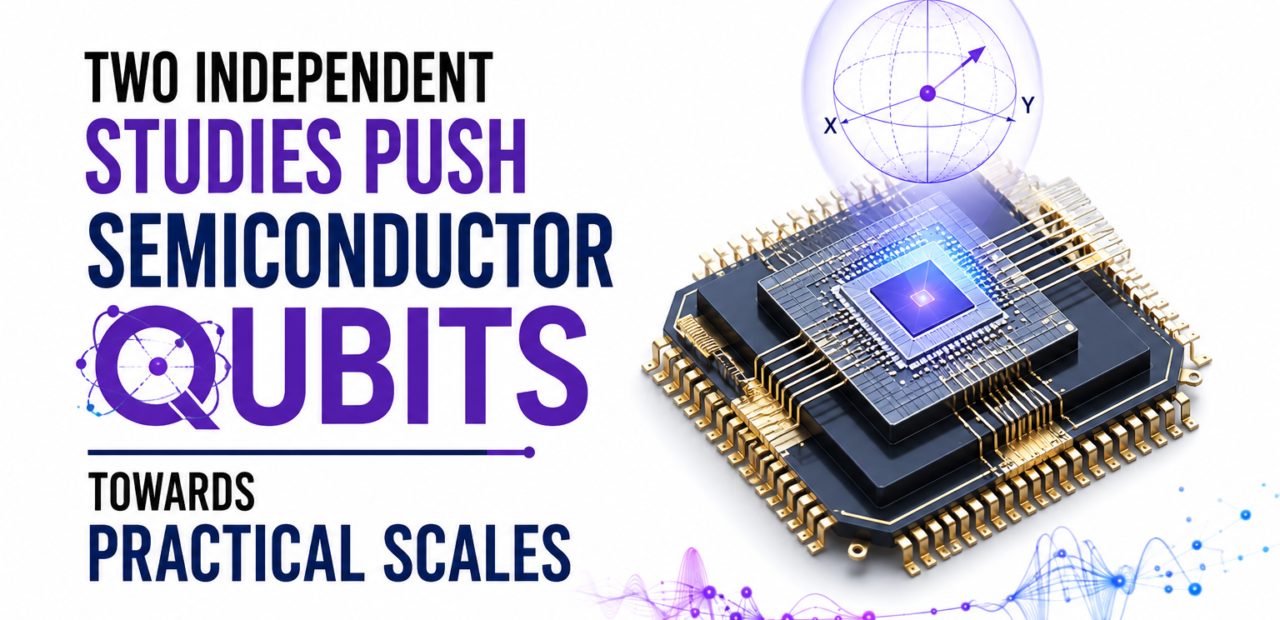 Two Independent Studies Push Semiconductor Qubits Towards Practical Scales