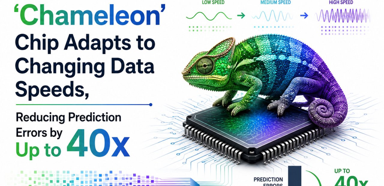 Chameleon' Chip Adapts to Changing Data Speeds, Reducing Prediction Errors by Up to 40x