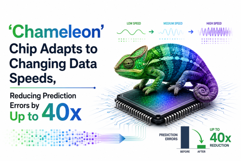 Chameleon' Chip Adapts to Changing Data Speeds, Reducing Prediction Errors by Up to 40x