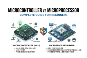 Microcontroller vs Microprocessor: Complete Guide for Beginners