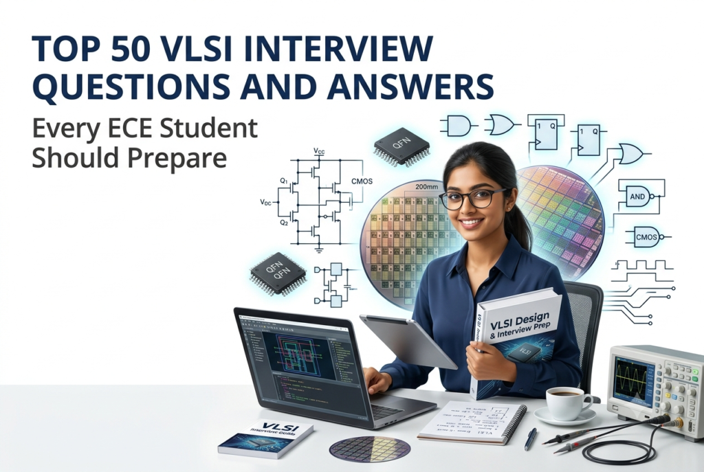 Top 50 VLSI Interview Questions and Answers Every ECE Student Should Prepare