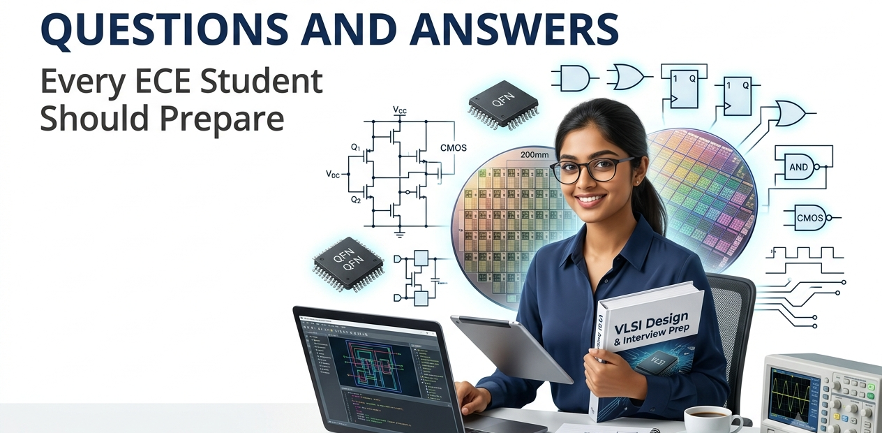 Top 50 VLSI Interview Questions and Answers Every ECE Student Should Prepare