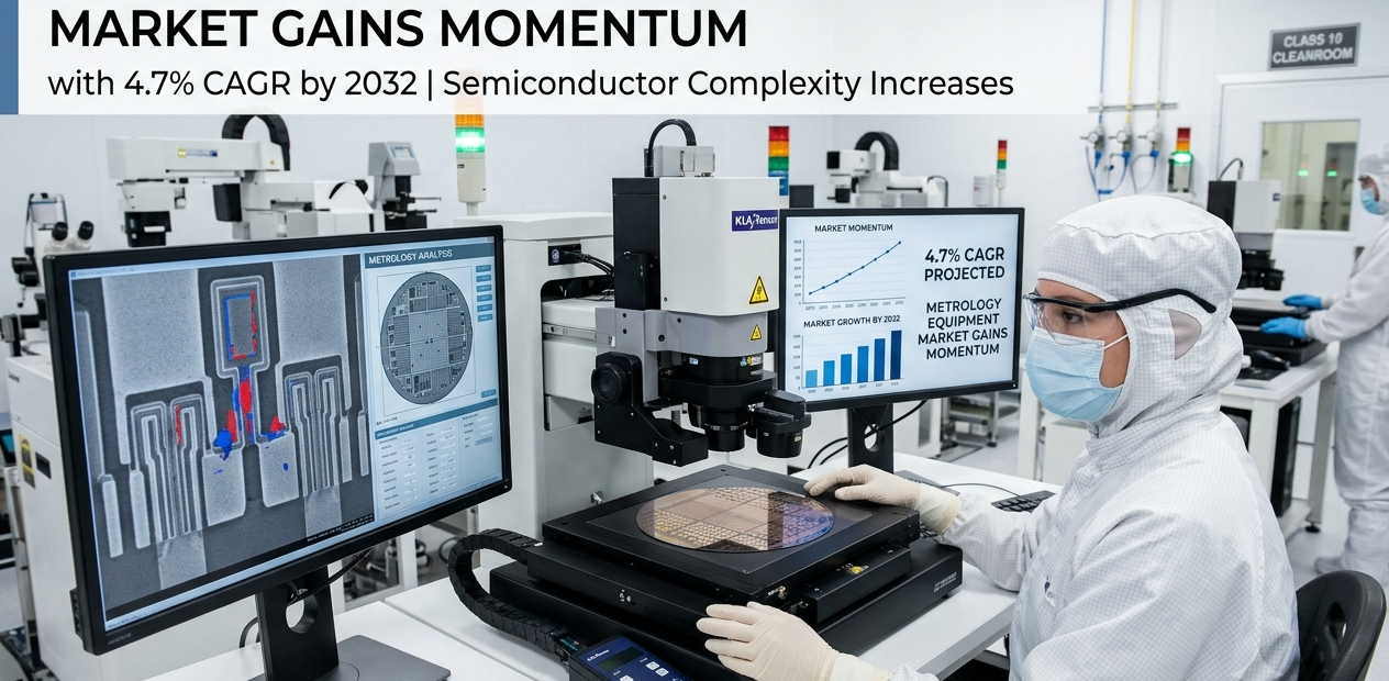 Semiconductor Metrology Equipment Market Gains Momentum with 4.7% CAGR by 2032 | Semiconductor Complexity Increases