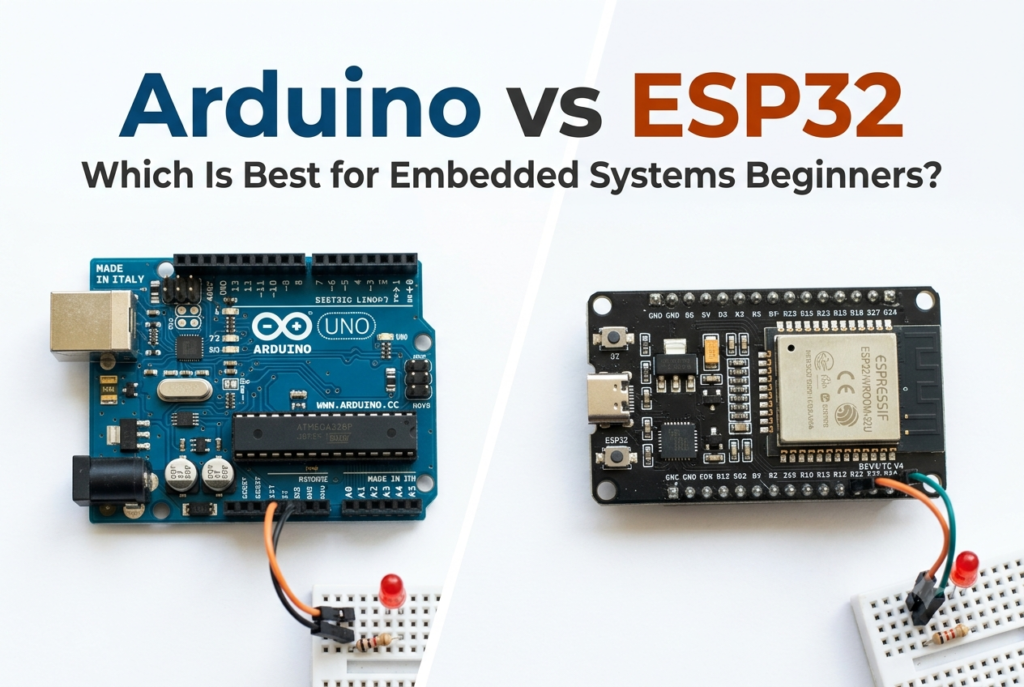 Arduino vs ESP32: Which Is Best for Embedded Systems Beginners