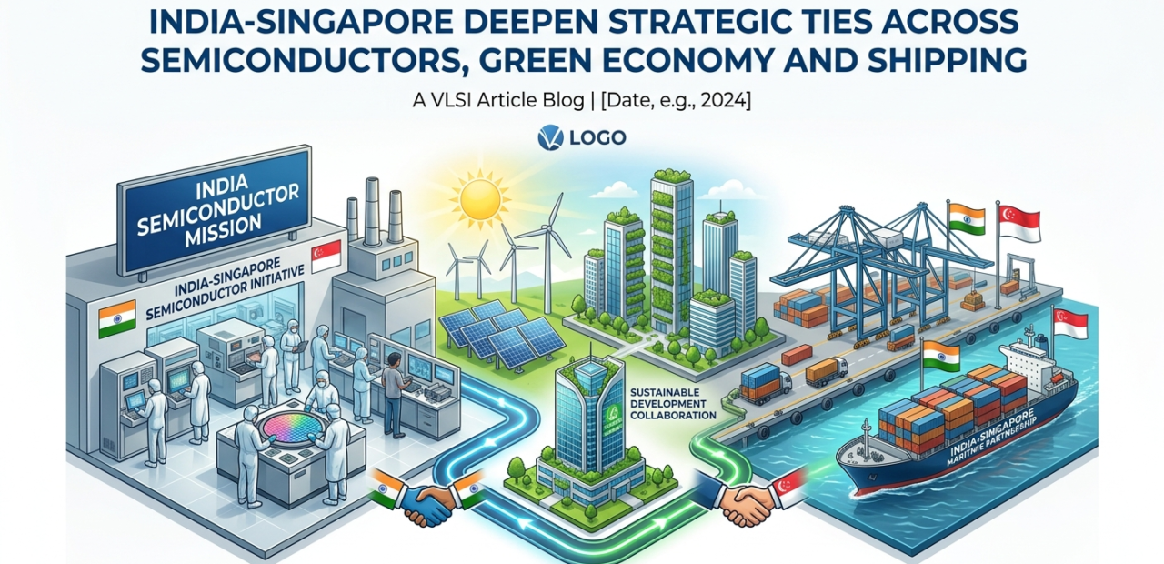 India-Singapore Deepen Strategic Ties Across Semiconductors, Green Economy and Shipping