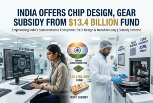 India Offers Chip Design, Gear Subsidy From $13.4 Billion Fund