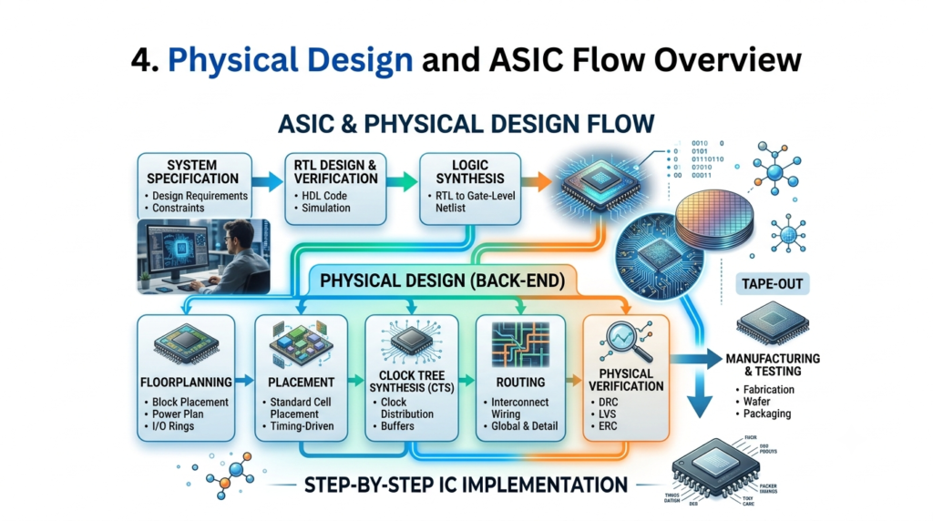 4. Physical Design and ASIC Flow Overview