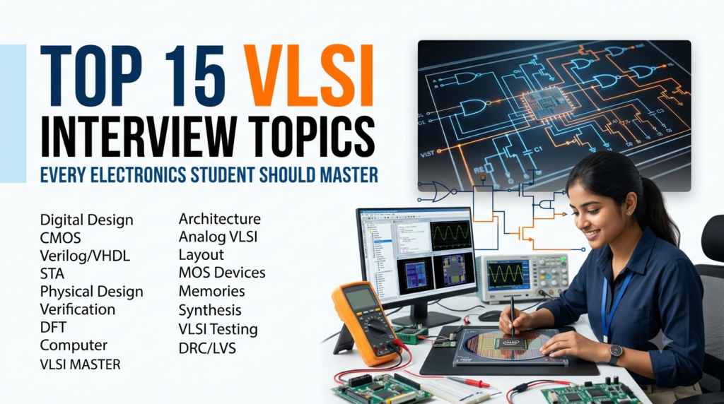 Top 15 VLSI Interview Topics Every Electronics Student Should Master