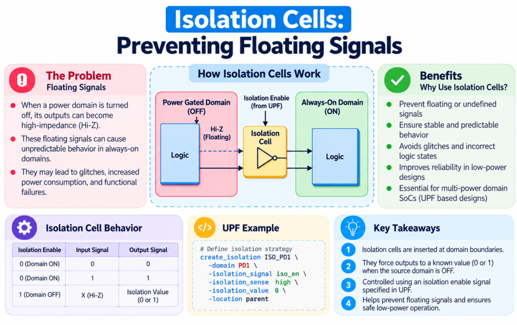 Isolation Cells: Preventing Floating Signals