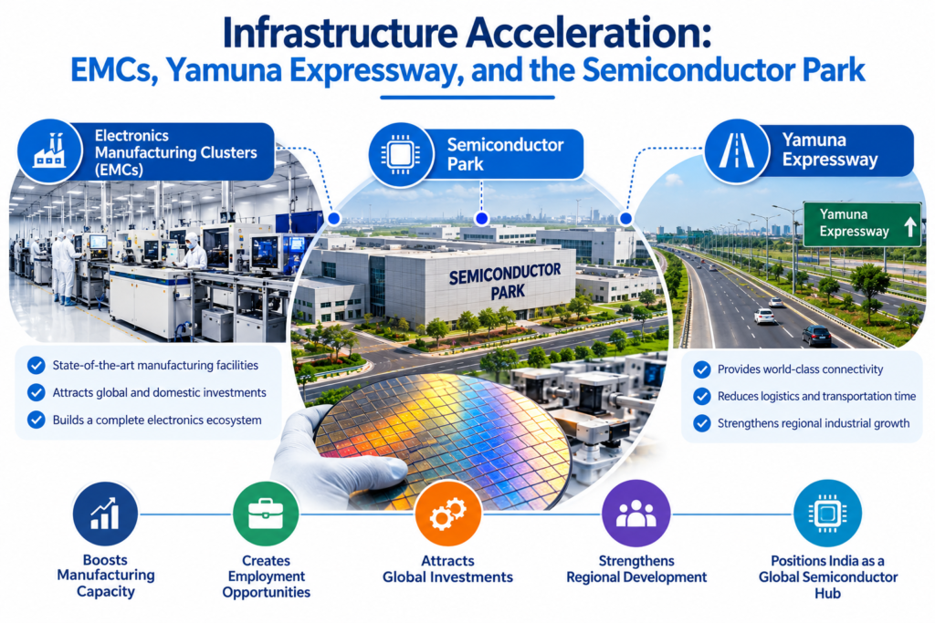 Infrastructure Acceleration: EMCs, Yamuna Expressway, and the Semiconductor Park
