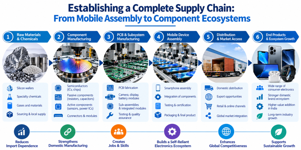 Establishing a Complete Supply Chain: From Mobile Assembly to Component Ecosystems