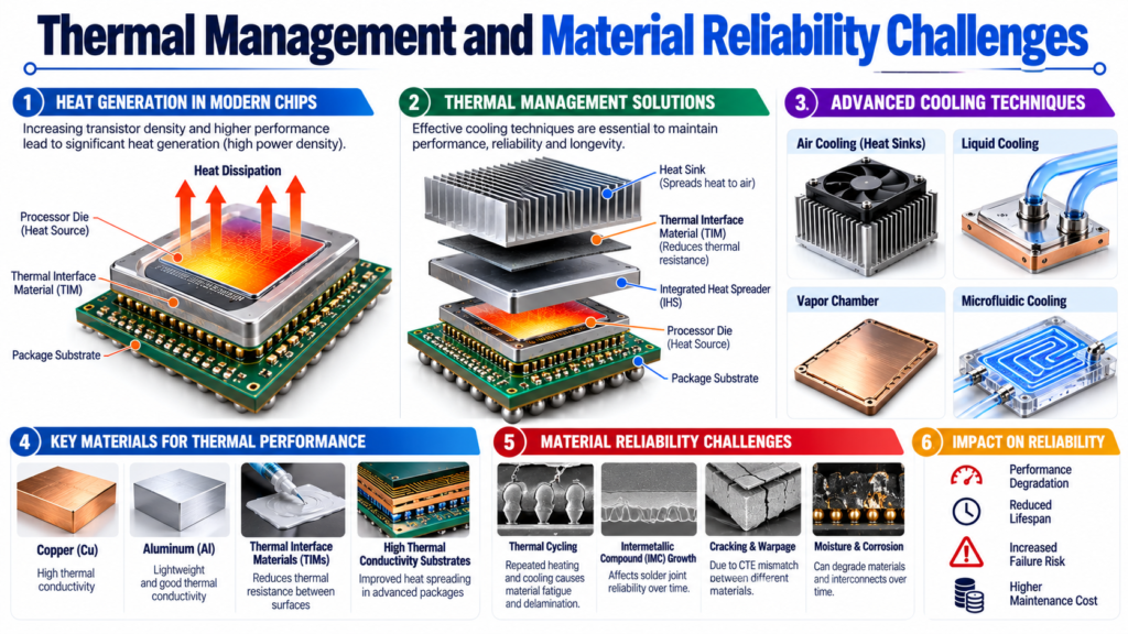 Thermal Management and Material Reliability Challenges