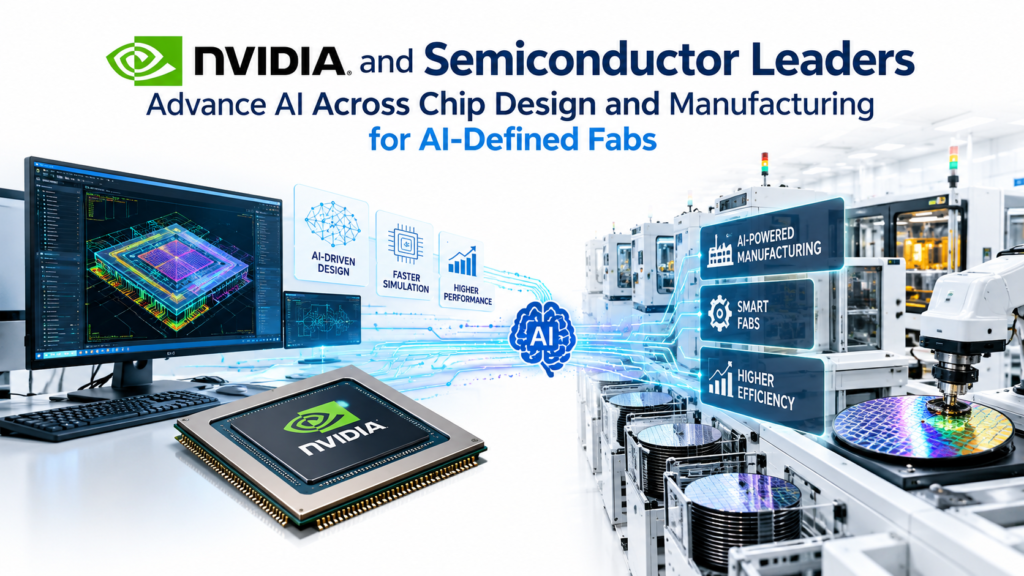 NVIDIA and Semiconductor Leaders Advance AI Across Chip Design and Manufacturing for AI-Defined Fabs