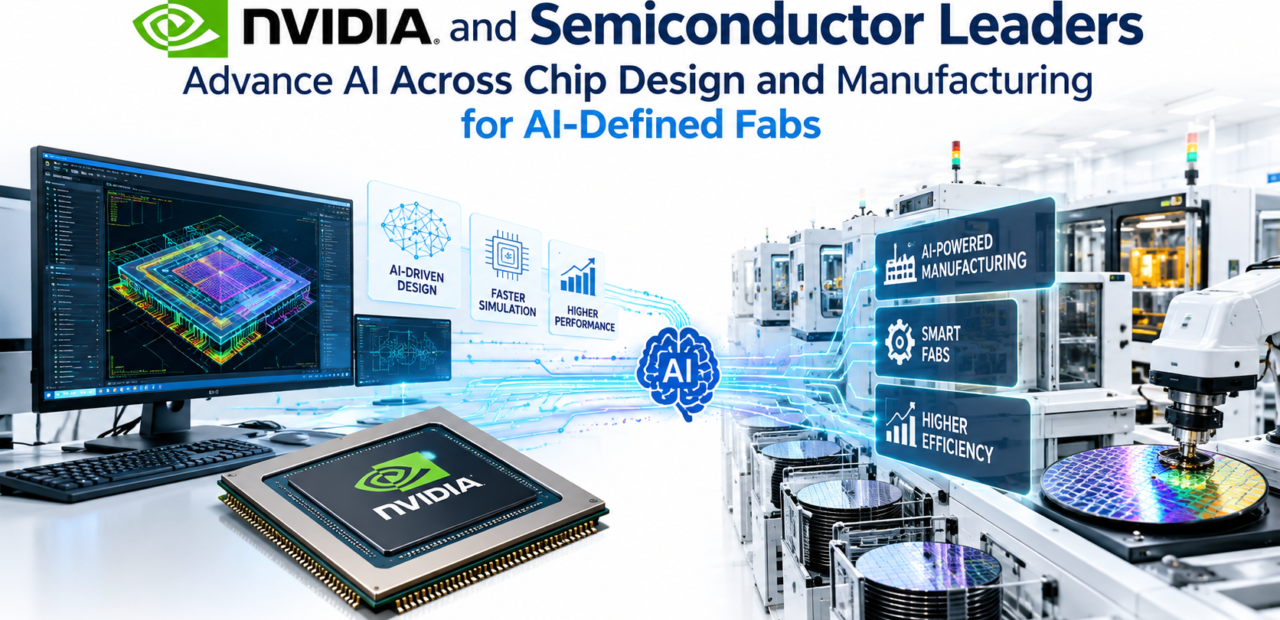 NVIDIA and Semiconductor Leaders Advance AI Across Chip Design and Manufacturing for AI-Defined Fabs