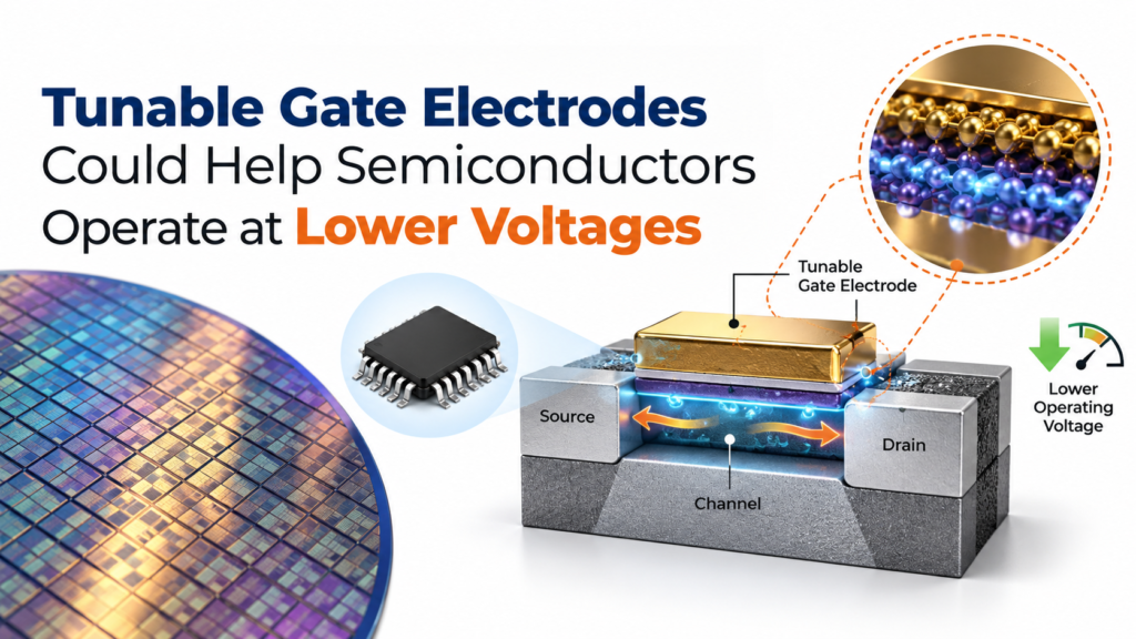 Tunable Gate Electrodes Could Help Semiconductors Operate at Lower Voltages