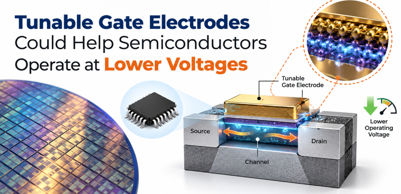 Tunable Gate Electrodes Could Help Semiconductors Operate at Lower Voltages