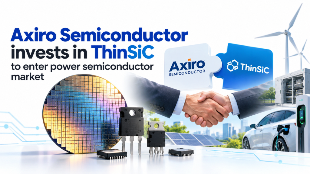 Axiro Semiconductor invests in ThinSiC to enter power semiconductor market