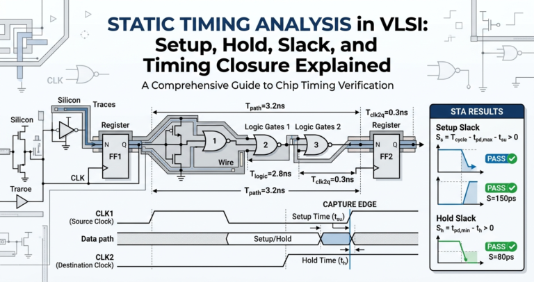 Static Timing Analysis in VLSI: Setup, Hold, Slack, and Timing Closure Explained