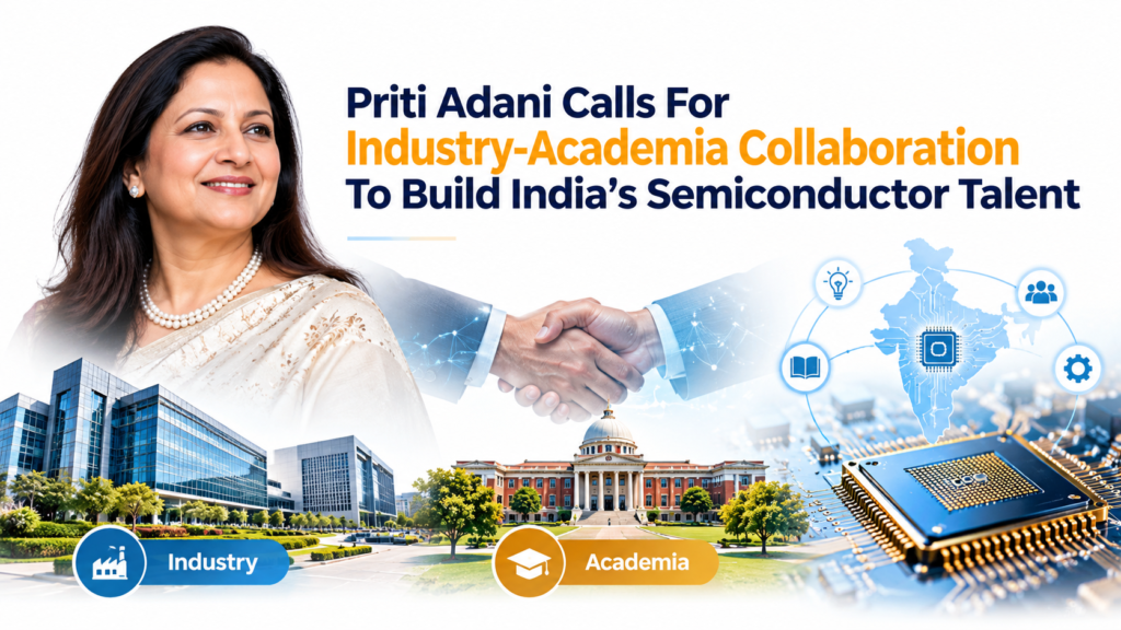 Priti Adani Calls For Industry-Academia Collaboration To Build India’s Semiconductor Talent