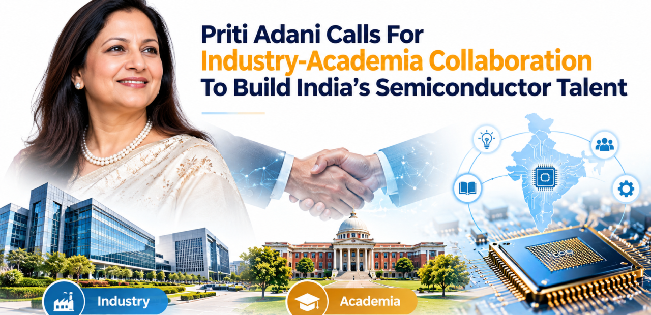 Priti Adani Calls For Industry-Academia Collaboration To Build India's Semiconductor Talent